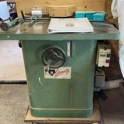 Grizzley wood shaper 3 H.P.