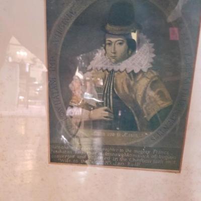 Pocahontas portrait print