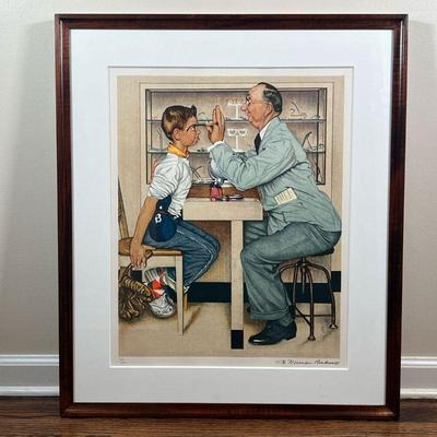 NORMAN ROCKWELL LITHOGRAPH  |
26 x 30 in. (frame)