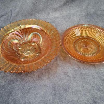 apricot depression glass