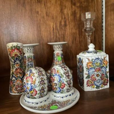 Polish hand painted porcelain