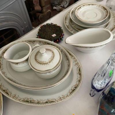 Queen Anne China Service for 10 plus serving pieces