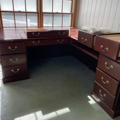 2 L-Shaped Executive Desks Available