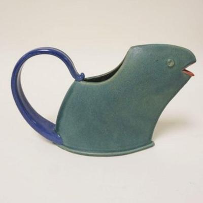 1017	WESTWARE ART POTTERY FISH PITCHER, APPROXIMATELY 5 1/4 IN HIGH
