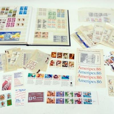 1176	4 STAMP BLOCKS CANCELLED USA STAMPS INCLUDES AIRMAIL
