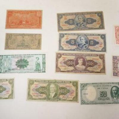 1195	LOT OF 15 ASSORTED FOREIGN PAPER MONEY
