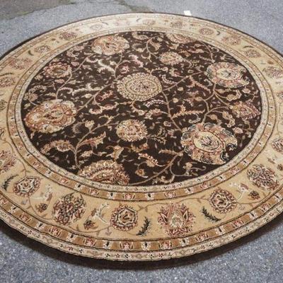 1091	ROUND PERSIAN RUG, APPROXIMATELY 8 FT
