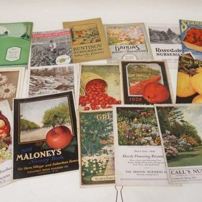 1056	GROUP OF ANTIQUE SEED & PLANT CATALOGS FROM 1920'S-1930'S
