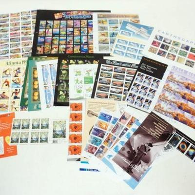 1175	HUGE LOT OF MINT USA STAMPS, MOSTLY PLATE BLOCKS, ESTIMATE APPROXIMATELY $200 FACE VALUE
