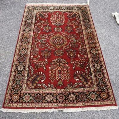 1093	PERSIAN THROW RUG, APPROXIMATELY 6 FT X 3 FT

