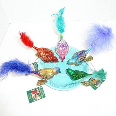 OWC bird ornaments LOT