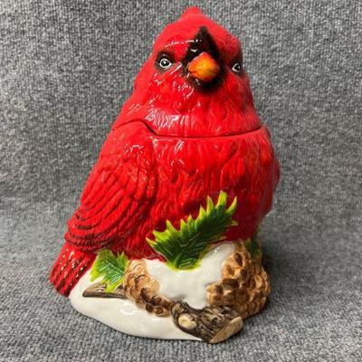 Cardinal Cookie Jar