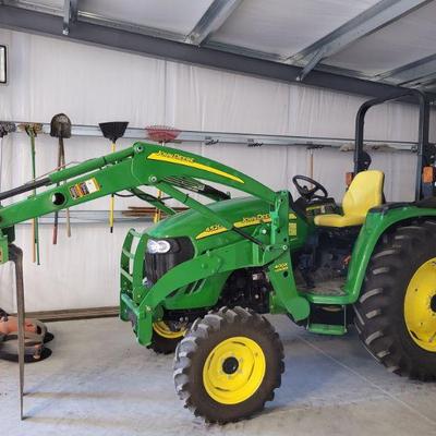 John Deere tractor is on auction