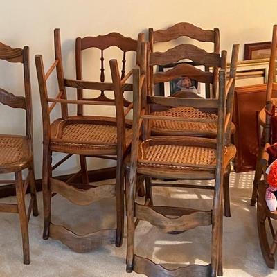 Antique Cane Chairs