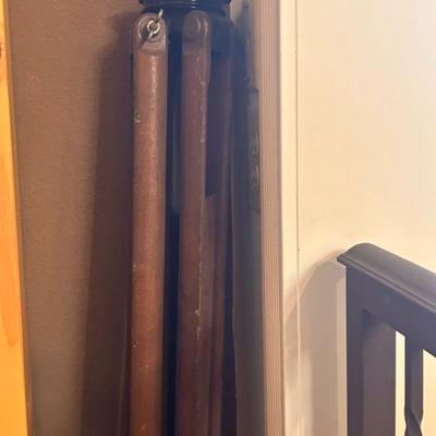 Antique surveying stand