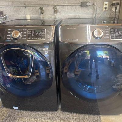 Samsung front loading washer & dryer, only 18 mos. old!  Washer has 