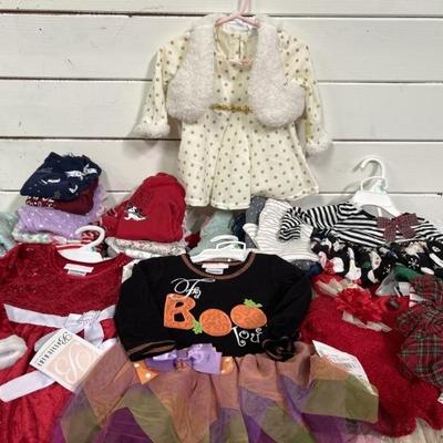 18Month Infant Girl's Clothing: 
 Dresses , PJs, Pants, and Tops