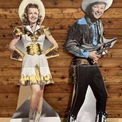 (2) Life Size Displays of Roy Rogers & Dale Evans