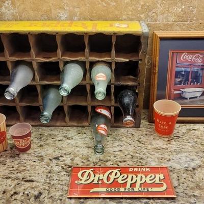 Dr. Pepper & Coca-Cola Collectables, as pictured