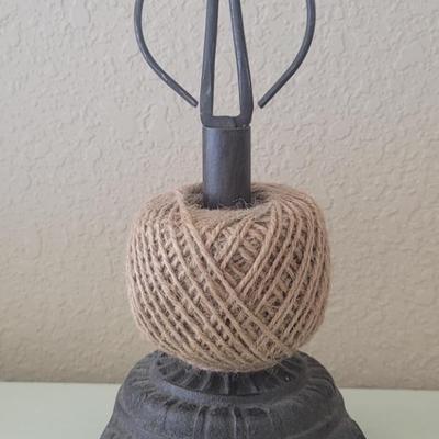 Cast Iron Twine Holder and Schears, Reproduction