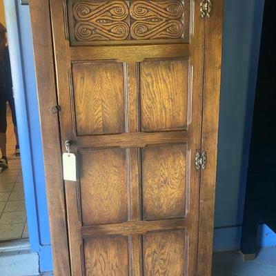 Gorgeous wood armoire in prestine condition 