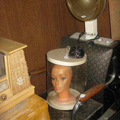 Vintage beauty shop dryer and chair  BUY IT NOW $ 150.00