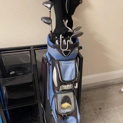 Thomas Golf clubs and golf bag 
