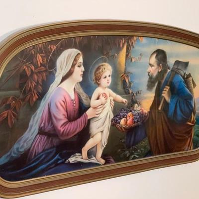 Mary, Joseph and baby Jesus