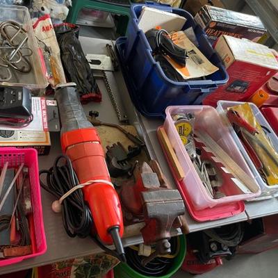 Tools: bench vice, drill bits , etc