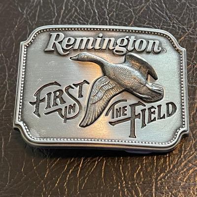 Remington belt buckle