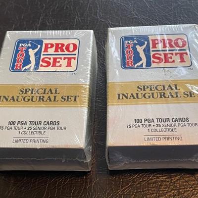 PGA Tour sealed boxes of cards