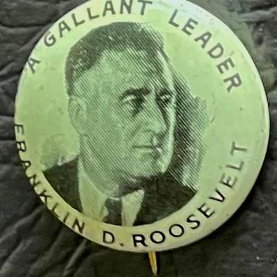 Franklin D Roosevelt pin
