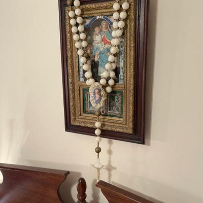 Large wall rosary beads