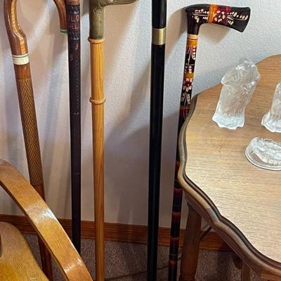 Unique walking canes