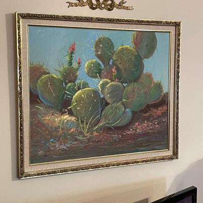 Cactus painting