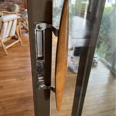 Midcentury Wooden Sliding Door Handle