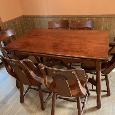 1940s Maple Dining Set