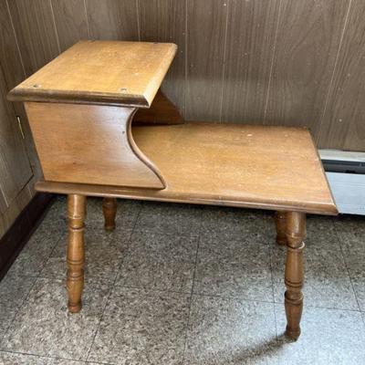 Vintage Midcentury Telephone Table