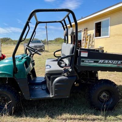 2004 Polaris Ranger - Exterior is in very good shape.  New tires and a new battery but we could not get it to turn over so it does need...