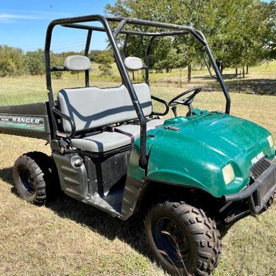 2004 Polaris Ranger - Exterior is in very good shape.  New tires and a new battery but we could not get it to turn over so it does need...
