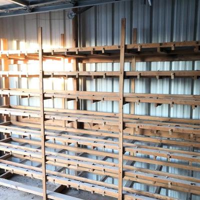 Custom wood small animal/reptile breeding rack system