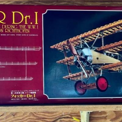 Revell Fokker Dr.1 Model Airplane Kit - Unused and parts are still sealed