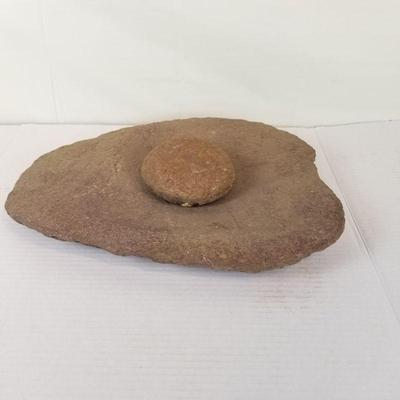 Old Native American Flat Grinding Stone Metate