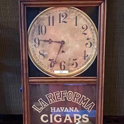 Havana cigar clock