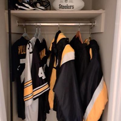 Steelers NFL jackets, jerseys, helmet and memorabilia 