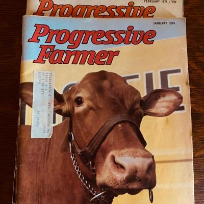 Vintage progressive farmer magazines