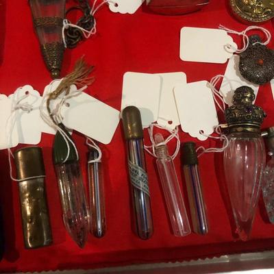 Antique perfume bottles