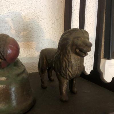 Cast iron lion