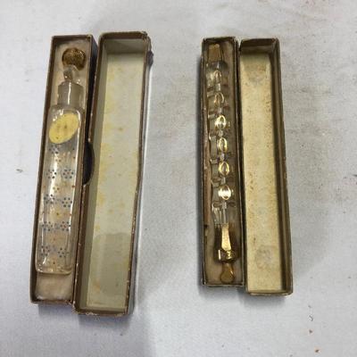 Tear catchers, perfume bottles, Victorian glass