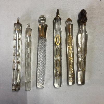 Tear catchers, perfume bottles, Victorian glass